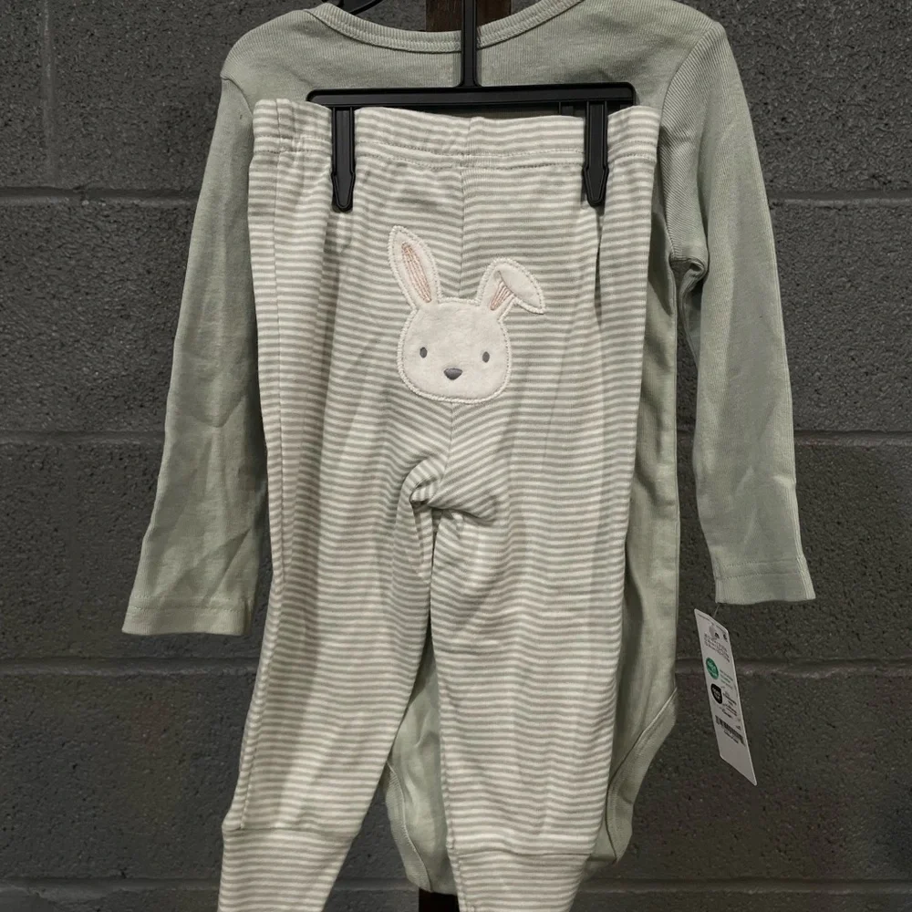 Carter's Sage 'My First Easter' Baby Bodysuit